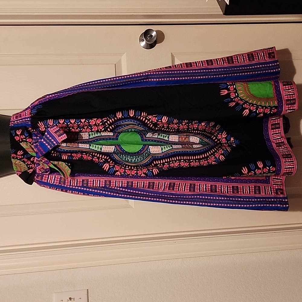 Ankara African Print Maxi Skirt